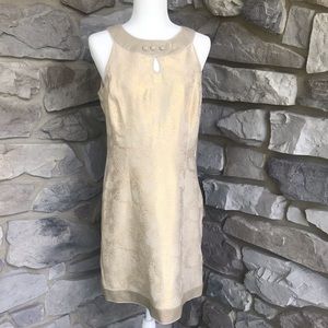 Antonio Melani Gold Threaded Dress